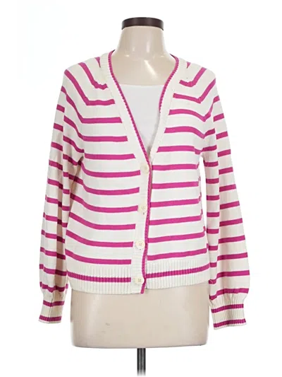 Pre-owned Talbots Cardigan Sweater In Pink