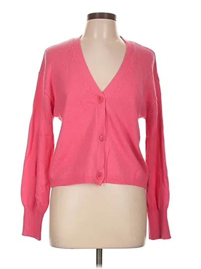 Pre-owned Talbots Cardigan Sweater In Pink