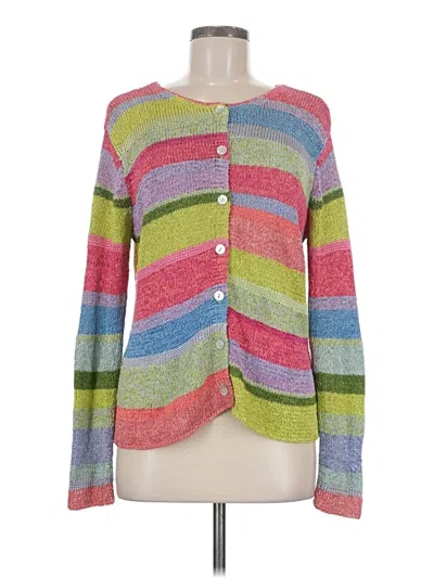 Pre-owned Talbots Cardigan Sweater In Pink