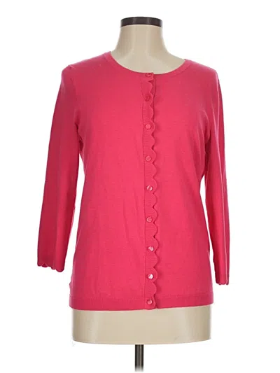 Pre-owned Talbots Cardigan Sweater In Pink