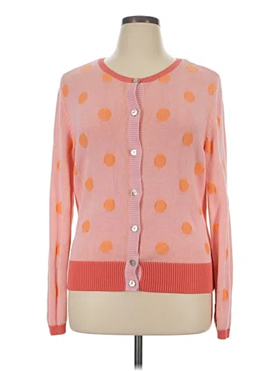 Pre-owned Talbots Cardigan Sweater In Pink