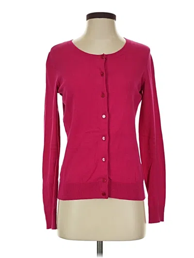 Pre-owned Talbots Cardigan Sweater In Pink