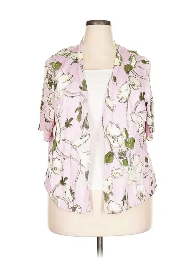 Pre-owned Talbots Cardigan Sweater In Purple