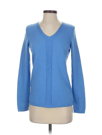 Pre-owned Talbots Cardigan Sweater In Purple