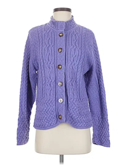 Pre-owned Talbots Cardigan Sweater In Purple