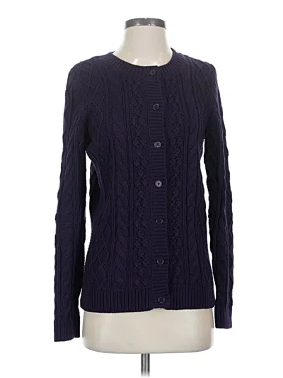 Pre-owned Talbots Cardigan Sweater In Purple