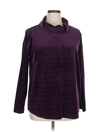 Pre-owned Talbots Cardigan Sweater In Purple