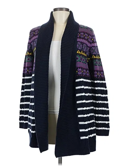Pre-owned Talbots Cardigan Sweater In Purple