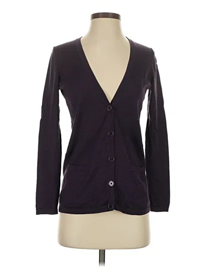 Pre-owned Talbots Cardigan Sweater In Purple