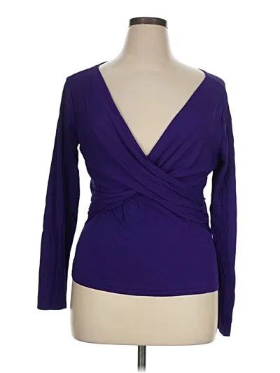 Pre-owned Talbots Cardigan Sweater In Purple