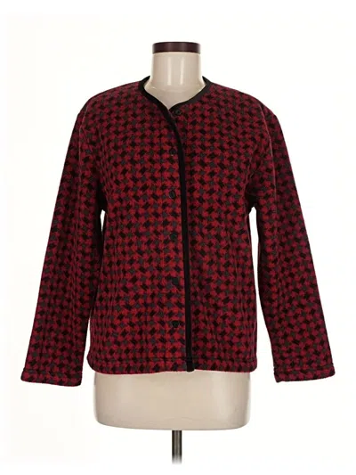 Pre-owned Talbots Cardigan Sweater In Red