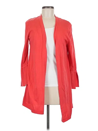 Pre-owned Talbots Cardigan Sweater In Red