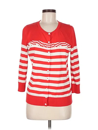 Pre-owned Talbots Cardigan Sweater In Red