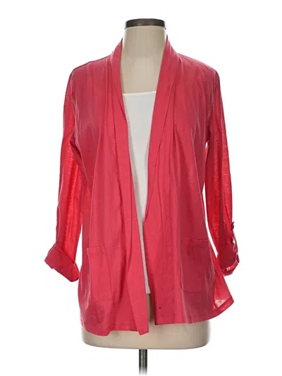 Pre-owned Talbots Cardigan Sweater In Red
