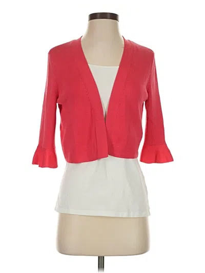 Talbots Cardigan Sweater In Red