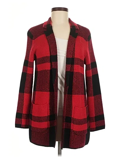 Pre-owned Talbots Cardigan Sweater In Red
