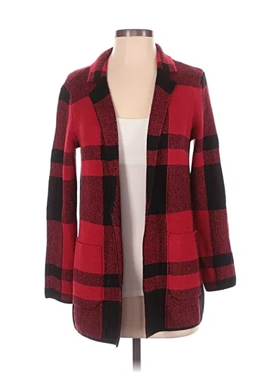 Pre-owned Talbots Cardigan Sweater In Red