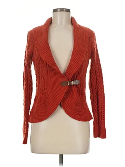Pre-owned Talbots Cardigan Sweater In Red