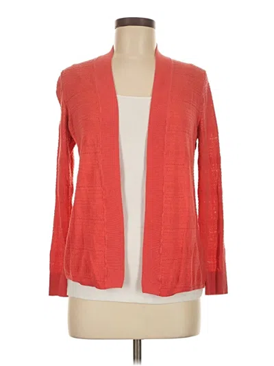 Pre-owned Talbots Cardigan Sweater In Red