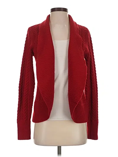 Pre-owned Talbots Cardigan Sweater In Red