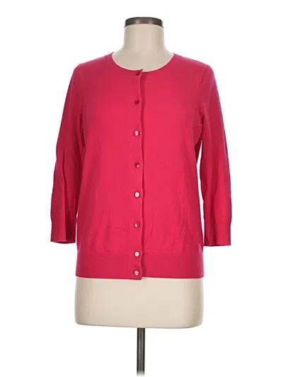 Pre-owned Talbots Cardigan Sweater In Red