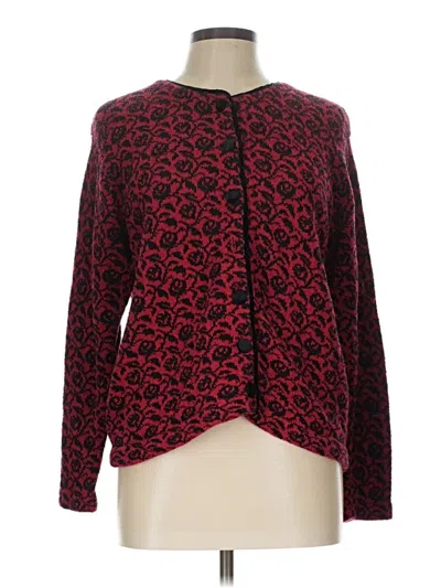 Pre-owned Talbots Cardigan Sweater In Red