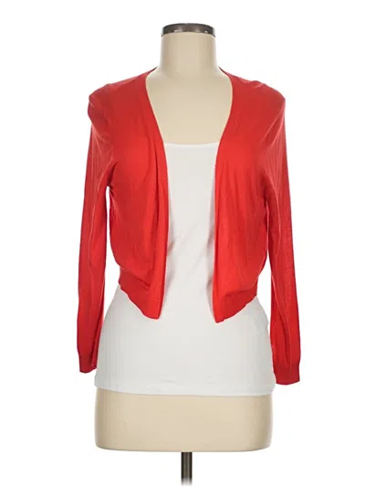 Pre-owned Talbots Cardigan Sweater In Red