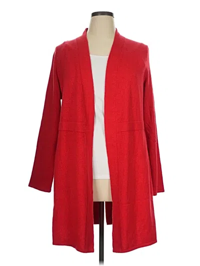 Pre-owned Talbots Cardigan Sweater In Red