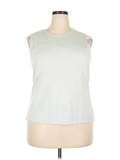 Pre-owned Talbots Cardigan Sweater In Silver