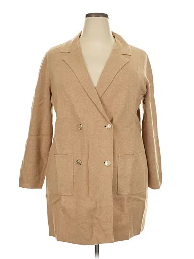 Talbots Cardigan Sweater In Tan