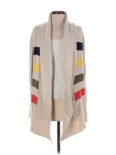 Pre-owned Talbots Cardigan Sweater In Tan