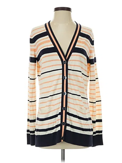 Pre-owned Talbots Cardigan Sweater In Tan