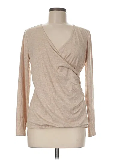 Pre-owned Talbots Cardigan Sweater In Tan
