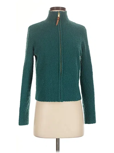 Pre-owned Talbots Cardigan Sweater In Teal