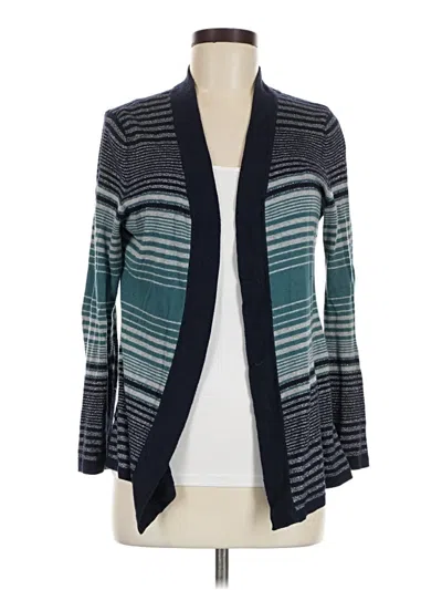 Pre-owned Talbots Cardigan Sweater In Teal
