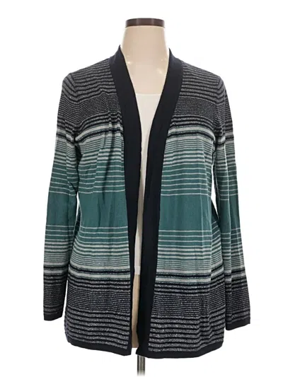 Talbots Cardigan Sweater In Teal