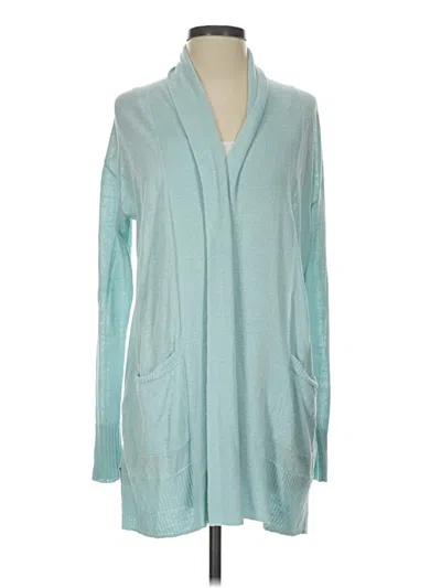 Pre-owned Talbots Cardigan Sweater In Teal