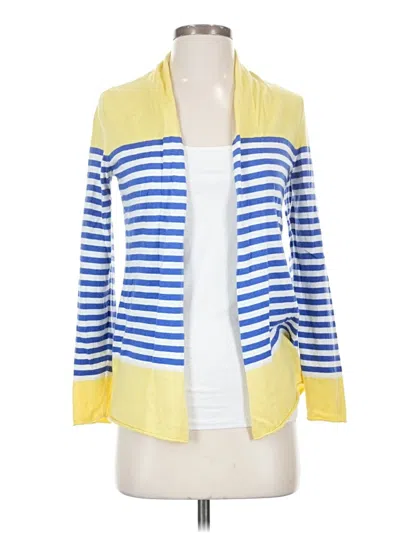 Pre-owned Talbots Cardigan Sweater In Yellow