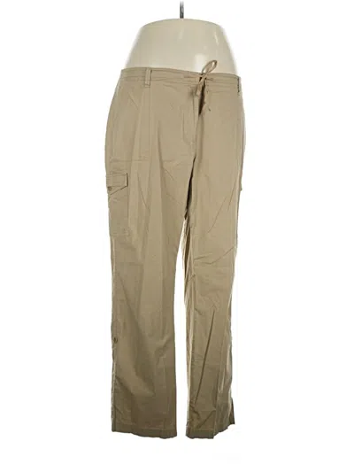 Pre-owned Talbots Cargo Pants In Brown