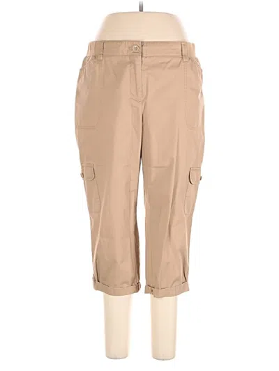 Pre-owned Talbots Cargo Pants In Tan