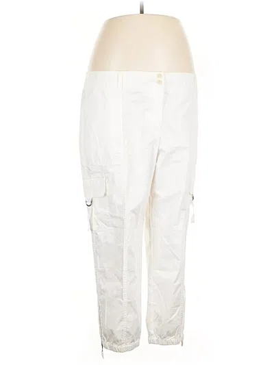 Pre-owned Talbots Cargo Pants In White