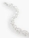 Talbots Cascade Links Necklace - Shiny Silver - 001  In Shiny Silver