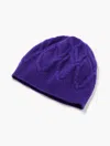 Talbots Cashmere Beanie - Brilliant Purple - 001