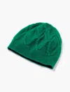 Talbots Cashmere Beanie - Lush Green - 001  In Green