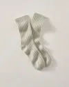 Talbots Cashmere Blend Ribbed Socks - Willow - 001