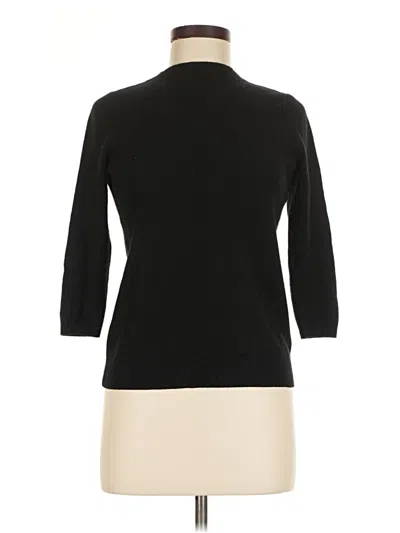 Pre-owned Talbots Cashmere Pullover Sweater In Black