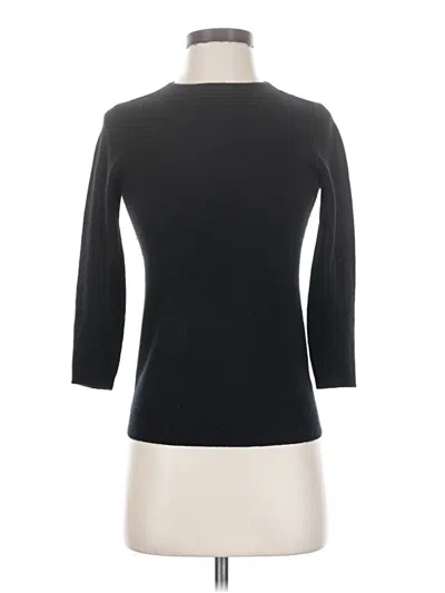 Pre-owned Talbots Cashmere Pullover Sweater In Black
