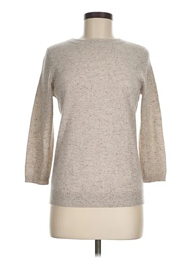 Pre-owned Talbots Cashmere Pullover Sweater In Brown