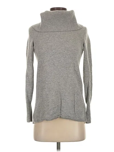 Pre-owned Talbots Cashmere Pullover Sweater In Gray