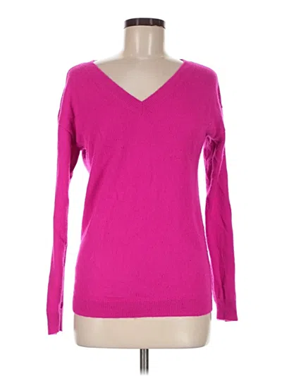 Pre-owned Talbots Cashmere Pullover Sweater In Pink